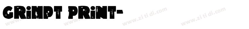Grimpt Print字体转换